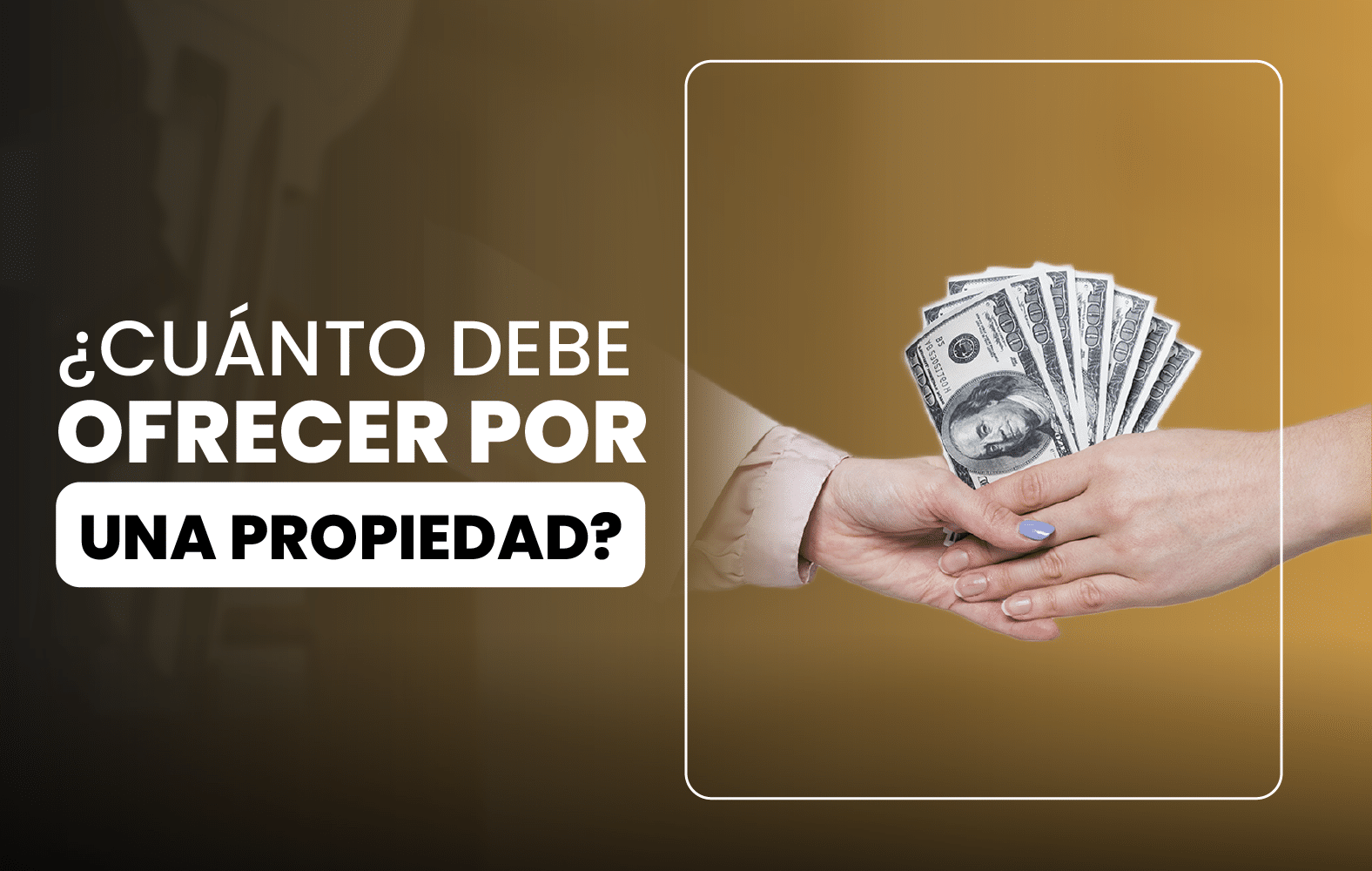 ¿Cuánto debo ofrecer por una propiedad?